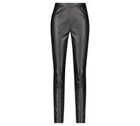 BOSS Damen Kunstlederhose C_TESLIMAH, schwarz, Gr. 36