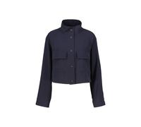 BOSS Modern-Fit Jacke aus knitterfreiem Krepp - Style Jotana, 50553965 Dunkelblau 40