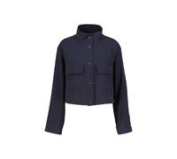 BOSS Modern-Fit Jacke aus knitterfreiem Krepp - Style Jotana, 50553965 Dunkelblau 44