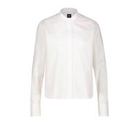 BOSS Regular-Fit Bluse aus Baumwoll-Popeline mit verdeckter Knopfleiste - Style Bertyna_Monday, 50543684 Weiß 40