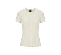 BOSS Damen Pullover C_FICE, offwhite, Gr. S