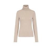 BOSS Drapiertes Top aus Woll-Mix mit Stehkragen - Style Elavus, 50568349 Hellbeige S