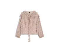 BOSS Damen Rüschenbluse C_BORMA, grün, Gr. 36