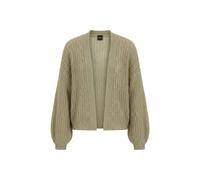BOSS Relaxed-Fit Strickjacke mit offener Strickstruktur - Style C_Furgovia_1, 50566867 Grün M