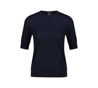 BOSS Damen Strickpullover aus Schurwolle, marine, Gr. L