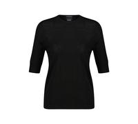 BOSS Damen Strickpullover aus Schurwolle, schwarz, Gr. L