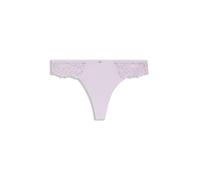 BOSS Slip aus Spitze mit plissiertem Mesh und goldenem Anhänger - Style THONG_BLOSSOM, 50556195 Flieder M
