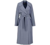 BOSS Damen Trenchcoat aus Viskose CALISSYA, blau, Gr. 34