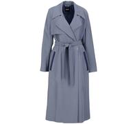 BOSS Damen Trenchcoat aus Viskose CALISSYA, blau, Gr. 36