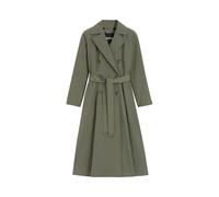 BOSS Wasserabweisender Trenchcoat mit Gürtel - Style Calili, 50562366 Dunkelgrün 34