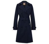 BOSS Damen Trenchcoat CONRY Regular Fit, marine, Gr. 44