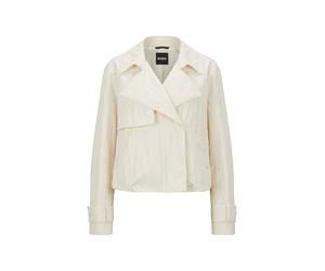 BOSS Damen Trenchjacke PARCAE, offwhite, Gr. 34