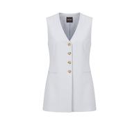 BOSS Ärmelloser Slim-Fit Blazer - Style Julinial, 50557416 Hellblau 34