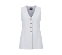 BOSS Ärmelloser Slim-Fit Blazer - Style Julinial, 50557416 Hellblau 36