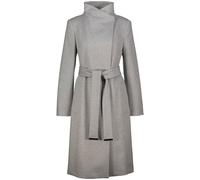 BOSS Mantel aus Schurwolle und Kaschmir mit Gürtel - Style Calegan, 50548490 Grau 40