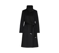 BOSS Damen Wollmantel mit Kaschmir CALEGAN Regular Fit, schwarz, Gr. 42