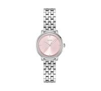 BOSS Uhr mit rosa Zifferblatt und Gliederarmband - Style LUCIA, 58565058 Silberfarben ONESI