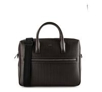 Boss Daxter Aktentasche Leder 39 cm Laptopfach braun