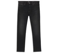 BOSS Delaware Schwarze Slim-Fit Jeans aus elastischem Baumwoll-Mix - Style H-Delaware, 50564384 Schwarz 36/36