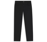 BOSS Delaware Slim-Fit Hose aus elastischer Baumwoll-Gabardine - Style H-Delaware5, 50543883 Schwarz 42/34
