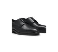 BOSS Derbys aus genarbtem Leder mit Zehenkappe - Style P-Winslow_Dr_buctp, 50549686 Schwarz 44.5