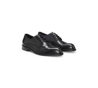 BOSS Derbys aus Leder mit geprägtem Logo - Style Tayil-L_Derb_buey, 50557628 Schwarz 39.5