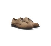 BOSS Derbys aus softem Veloursleder - Style Tayil-L_Derb_sdfs, 50563099 Beige 46