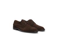 BOSS Derbys aus Veloursleder mit Zehenkappe - Style Derrek_Derb_sdctfd, 50562216 Dunkelbraun 40.5