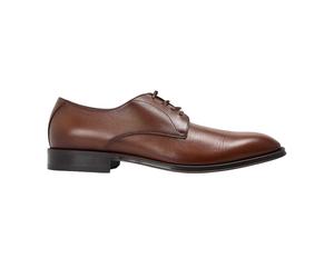 Boss - "Derrek Derb Buplt" Schnürschuhe für Herren, Leder (Mittelbraun) EU 39/UK 6