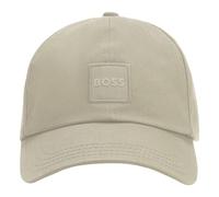 Fitted Cap BOSS ORANGE "Derrel-PL", Damen, beige (light beige 271), Web, Baumwolle, unifarben, casual, Caps, mit Slogan Stickerei, Icon Detail, Weite verstellbar (60841765-0) light beige 271
