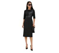 Boss - "Dezona" Midikleid für Damen, Rundhalsausschnitt (Schwarz) EU 34 / UK 6