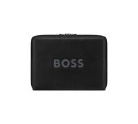 BOSS DIN-A4-Mappe aus Kunstleder mit Mesh-Logo - Style Conference folder zip A4 Boss Cut Out Bl, 58837079 Schwarz ONESI