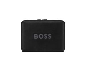BOSS DIN-A4-Mappe aus Kunstleder mit Mesh-Logo - Style Conference folder zip A4 Boss Cut Out Bl, 58837079 Schwarz ONESI
