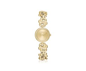BOSS DOUBLE B DRESSY goldfarbene Uhr mit Monogramm-Armband - Style DOUBLE B DRESSY, 58244973 Goldfarben ONESI