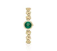 BOSS Double B Dressy Uhr mit grünem Zifferblatt und Monogramm-Armband - Style DOUBLE B DRESSY, 58858261 Goldfarben ONESI