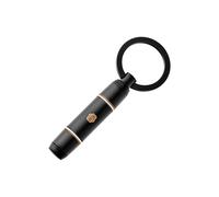 BOSS Double-B-Schlüsselanhänger aus schwarz lackiertem Messing - Style Key ring Rive Varsity Black, 58818631 Schwarz ONESI