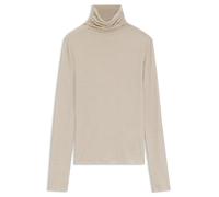BOSS Drapiertes Top aus Woll-Mix mit Stehkragen - Style Elavus, 50568349 Hellbeige XL