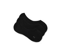 BOSS Dreier Pack Füßlinge aus Baumwoll-Mix - Style 3P SL Uni CC, 50541442 Schwarz 41-42
