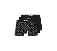 BOSS Trunks One D 10267408 – Baumwolle, Schwarz, Herren – Größe M