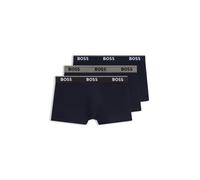 BOSS Dreierpack Boxershorts aus Stretch-Baumwolle - Style Trunk 3P Power, 50554693 Schwarz XXL