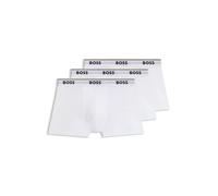 BOSS Dreierpack eng anliegende Boxershorts - Style Trunk 3P Power, 50475274 Weiß XL