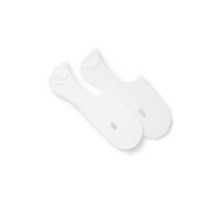 BOSS Dreierpack Füßlinge aus Baumwoll-Mix - Style 3P SL Uni CC, 50541442 Weiß 43-44