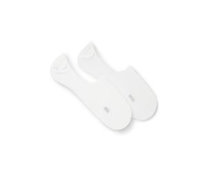 BOSS Dreierpack Füßlinge aus Baumwoll-Mix - Style 3P SL Uni CC, 50541442 Weiß 43-44