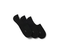 BOSS Dreier Pack Füßlinge aus Baumwoll-Mix - Style 3P SL Uni CC, 50541442 Schwarz 41-42