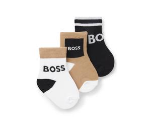BOSS Dreierpack Kindersocken aus Baumwoll-Mix - Style J53146/09B15, J53146 mehrfarbig 23