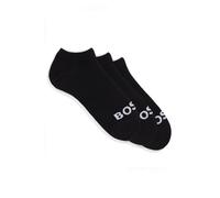 Sneakersocken BOSS "3P AS Logo CC W" Gr. 39-42, schwarz (black 001) Damen Socken (21991036-39) black 001
