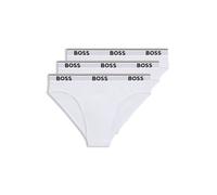 BOSS Dreierpack Slips aus Stretch-Baumwolle mit Logo am Bund - Style Brief 3P Power, 50475273 Weiß XS
