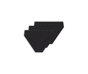BOSS Dreierpack Slips mit niedrigem Bund und cleanen Abschlüssen - Style 3P MICRO BRIEF, 50566489 Schwarz L