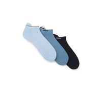 BOSS Dreierpack Sneakers-Socken mit plüschiger Sohle - Style 3P AS Iconic CC, 50564709 Blau 43-46