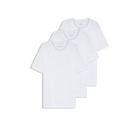 BOSS Dreierpack T-Shirts aus Baumwolle mit Logo-Stickerei - Style TShirt RN 3P Classic, 50475284 Weiß XS